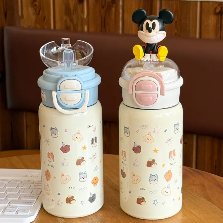 Ladies funny drinking bottle with secure closure system Bowlift