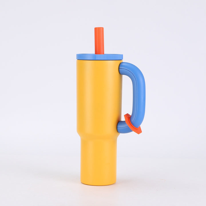 Ladies stylish insulated cup with straw Bowlift