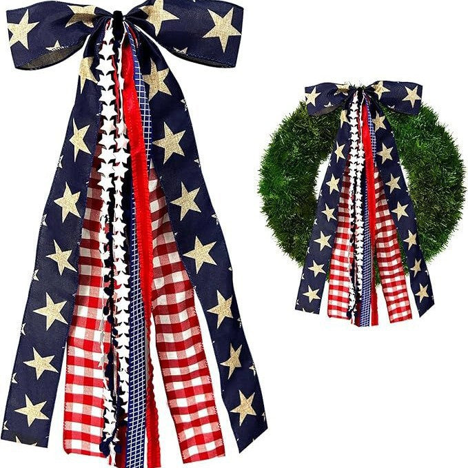 Women's Nan Hair Ruffle Bow with Long Ribbon Straps and Clip Closure Bowlift