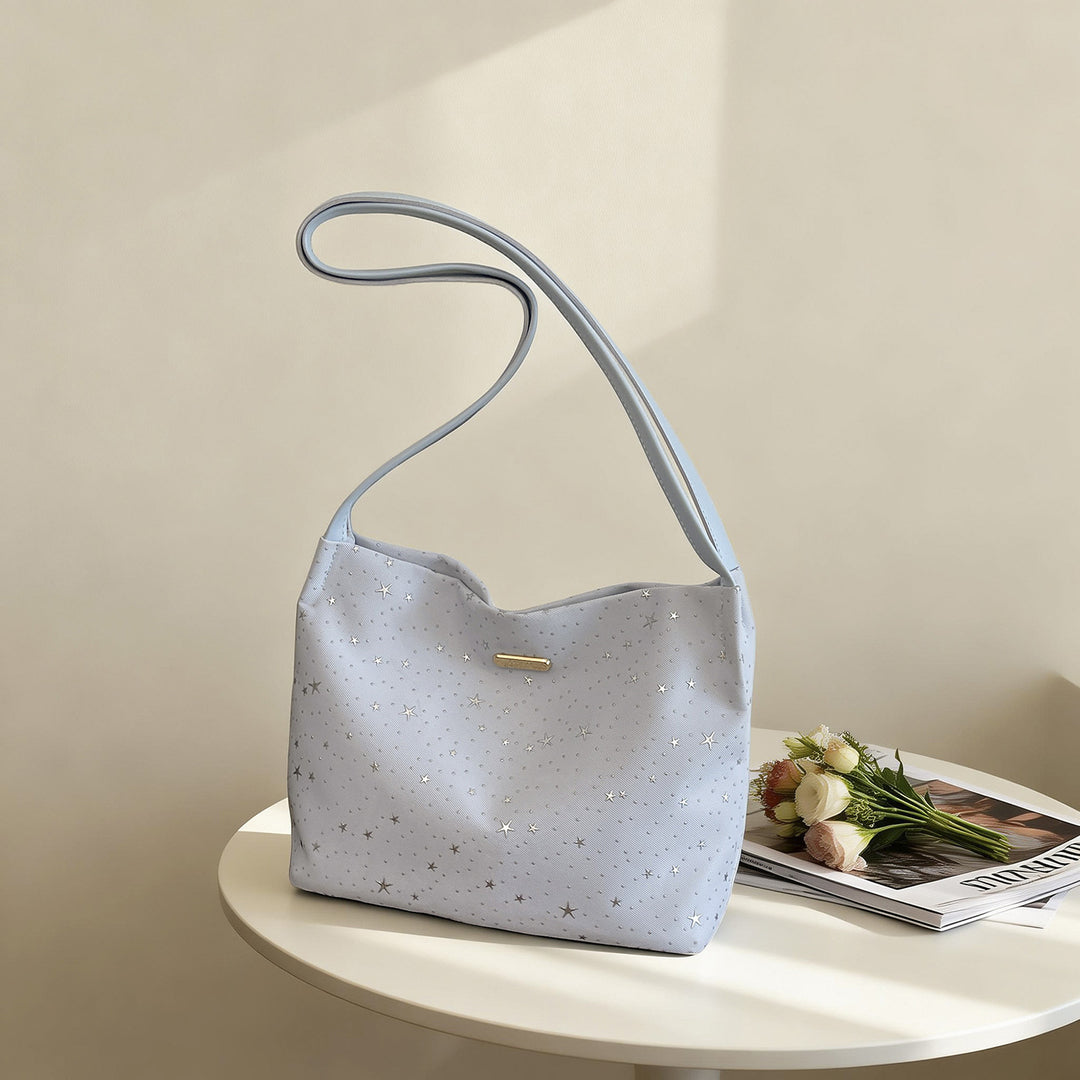 WoStylish Star-Embellished Hobo Bag Bowlift
