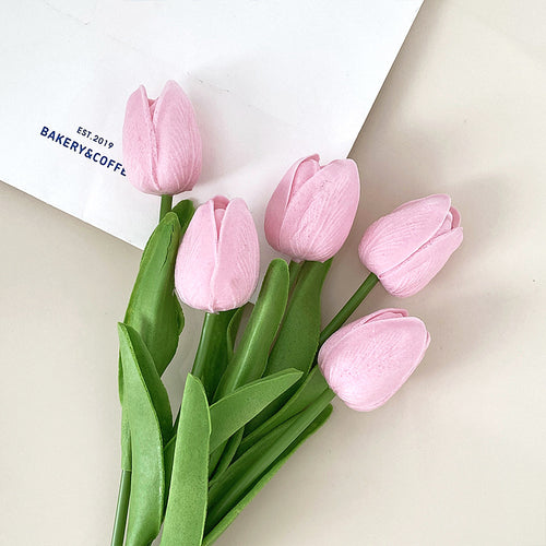 Lifelike Tulip Flower Arrangement