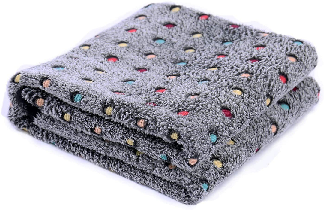 Ladies Cozy Microfiber Blanket with Playful Pattern Bowlift