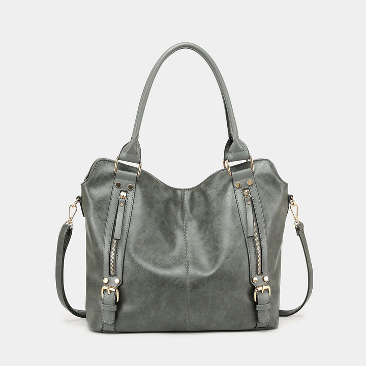 Structured Versatile Shoulder Bag with Adjustable Straps