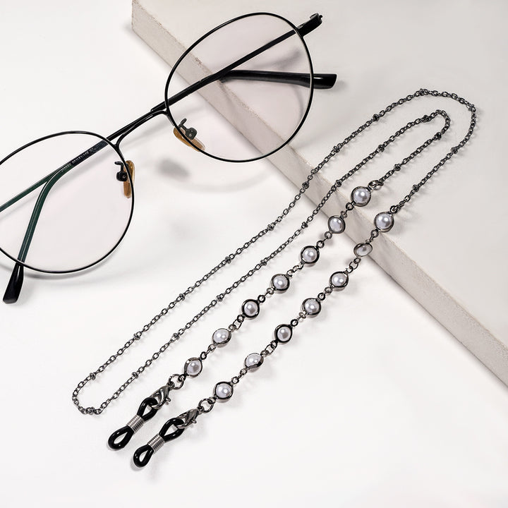 Elegant Pearl-Embellished Glasses Chain Bowlift