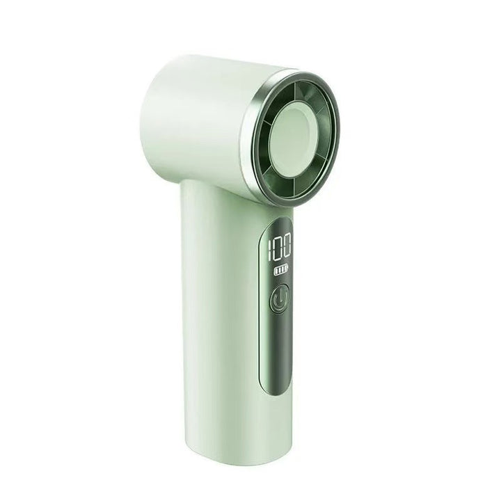 Women's Portable USB Fan with Digital Display Bowlift