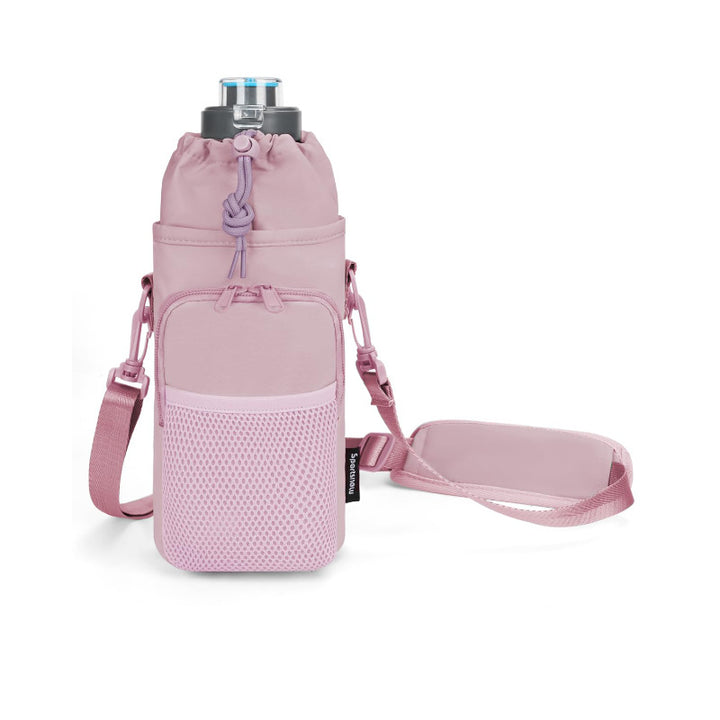 Unisex Water Bottle with Portable Net Bag Bowlift