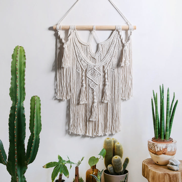 Macrame Wall Decor with Artistic Details