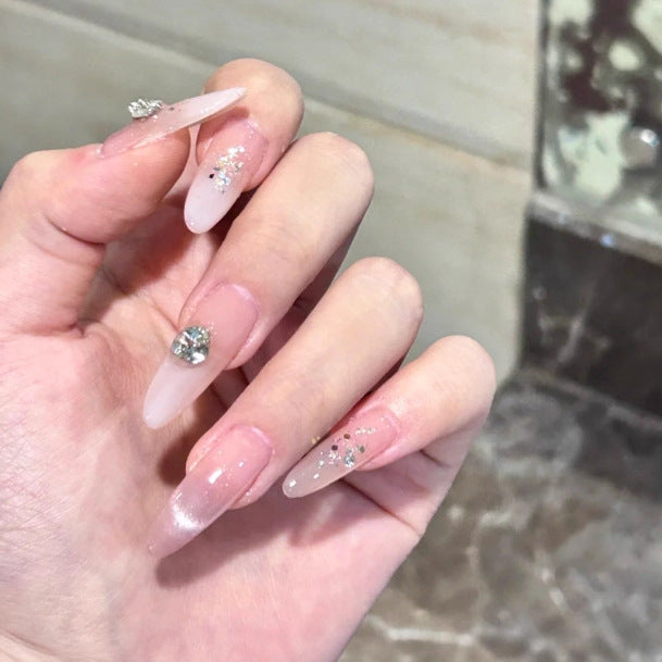 Glamorous Stiletto Press-On Nail Design Bowlift