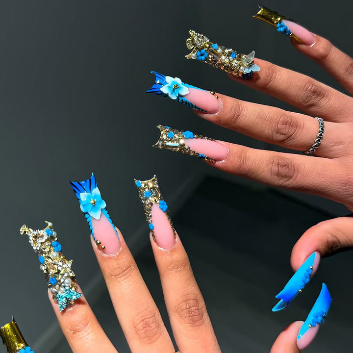 Decorative 3D Nail Art Enhancements Bowlift