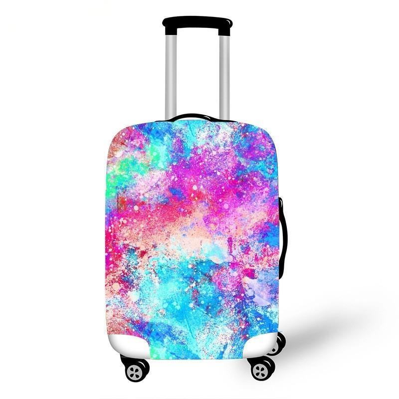 Women's hard shell suitcase with diverse floral design Bowlift
