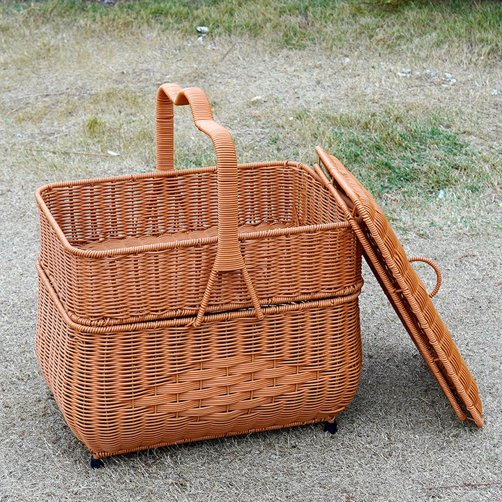 Elegant Woven Storage Hamper Bowlift