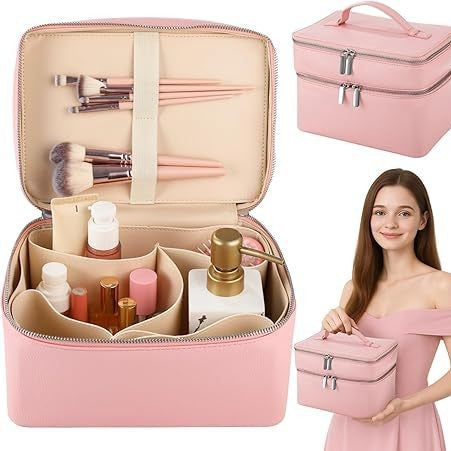 Cosmetic storage case with removable compartments Bowlift