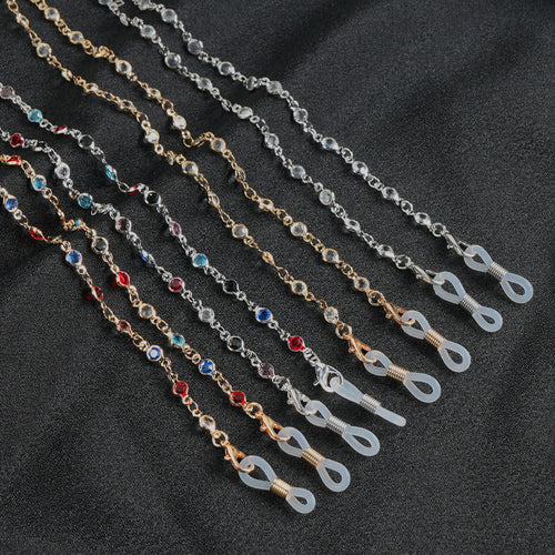Stylish Gemstone Eyewear Chain Bowlift