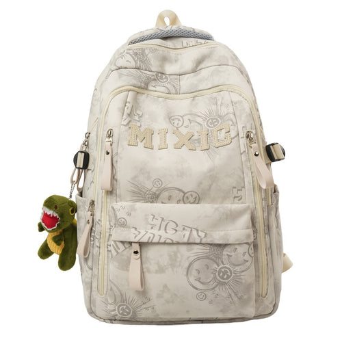 Urban Graphic Print School Backpack Bowlift