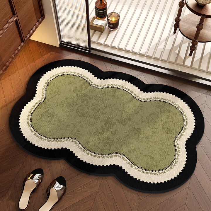 Floral Design Area Rug Bowlift