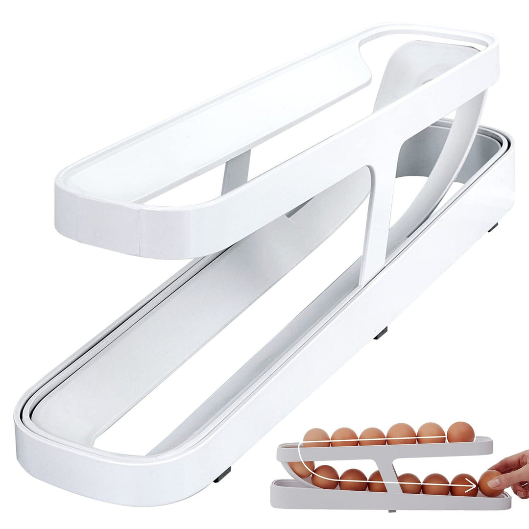 Automatic Scrolling Egg Rack Holder Storage Box | Bowlift