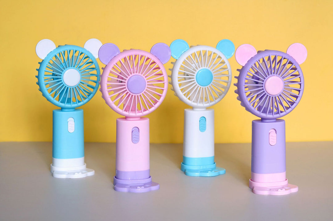 Unisex portable hand fan in playful animal design Bowlift