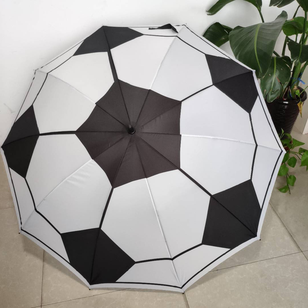 Ladies Football Garden Umbrella Bowlift