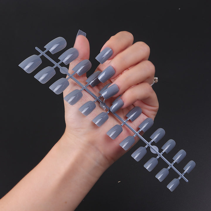 Natural Glossy Press-On Nail Tips Bowlift