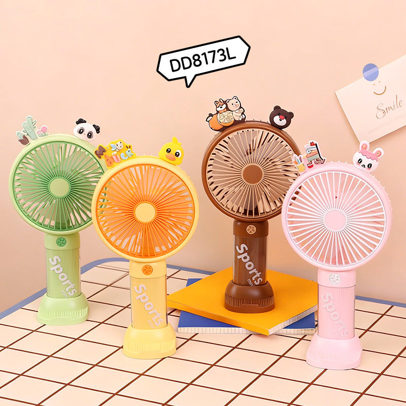 Unisex Cute Animal-Shaped Handheld Fan Bowlift