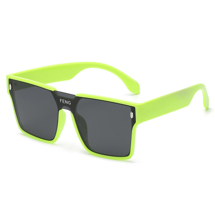 Women's fashionable square sunglasses with durable plastic frame Bowlift