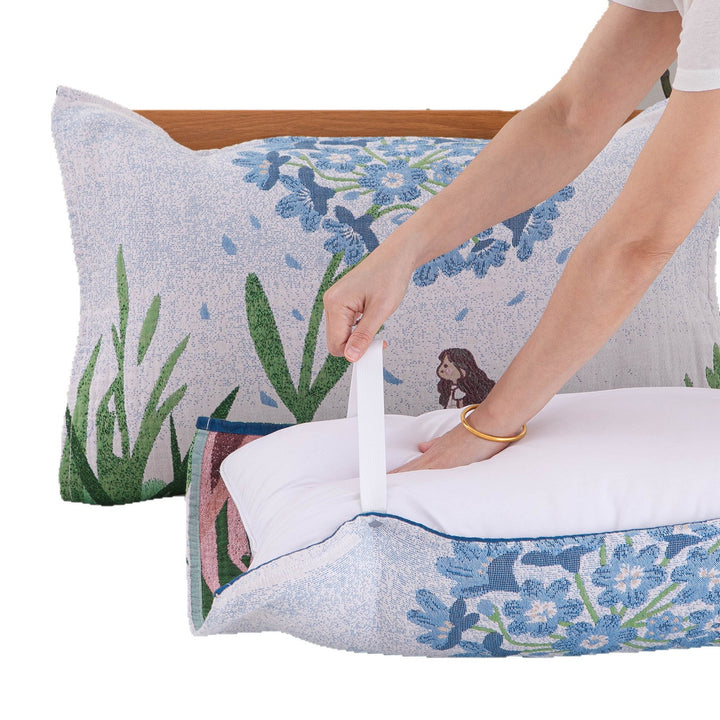 Women's pillow with removable cotton cover Bowlift