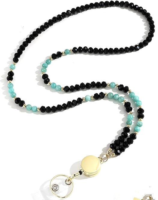 Beaded Eyewear Retractable Lanyard Bowlift