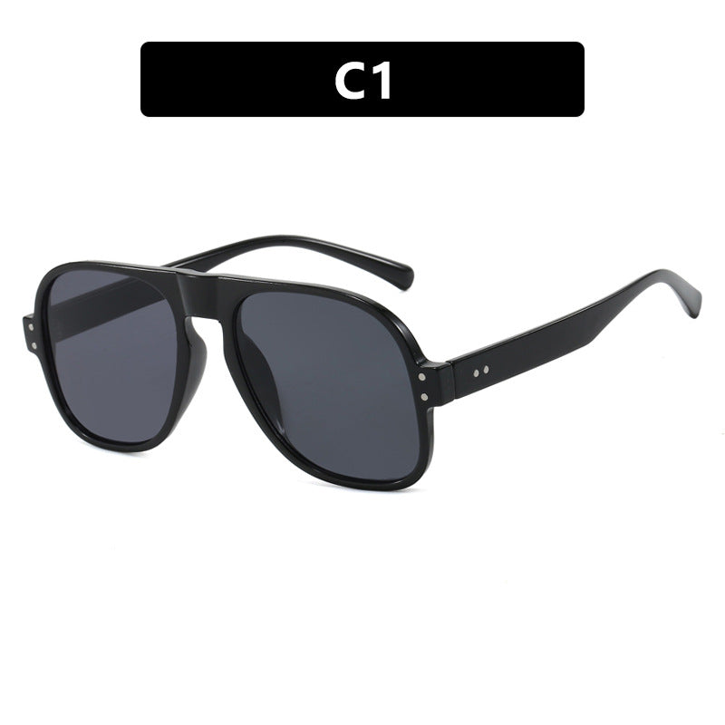 Women's fashionable square sunglasses with sturdy UV protection Bowlift