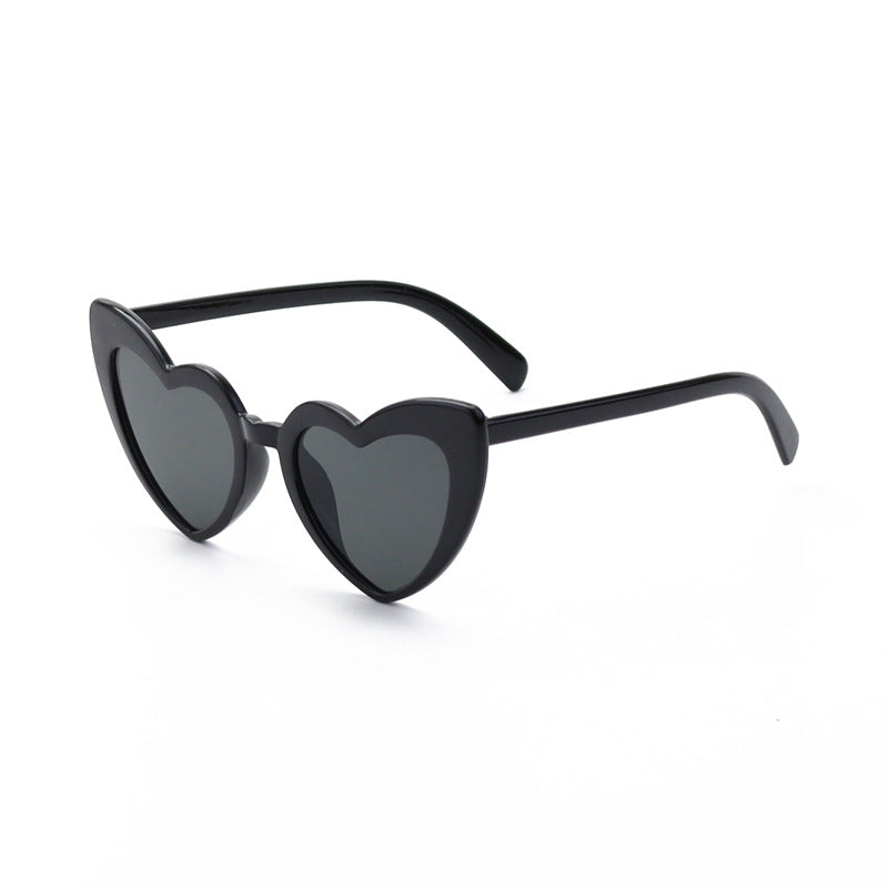 Heart-Shaped Retro Sunglasses Bowlift