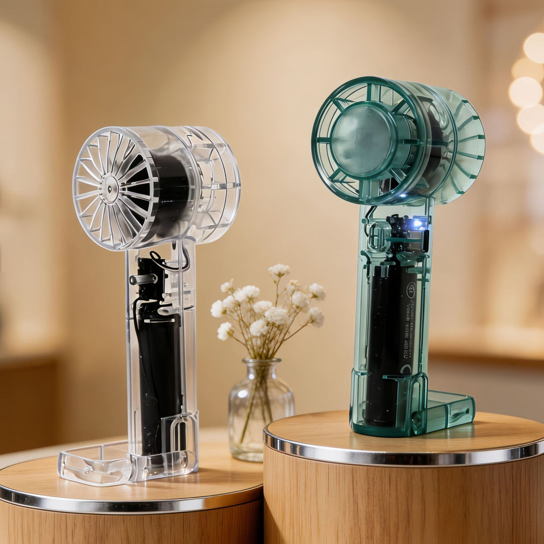 Portable USB Hand Fan with Ergonomic Design and Multiple Speed Control Bowlift