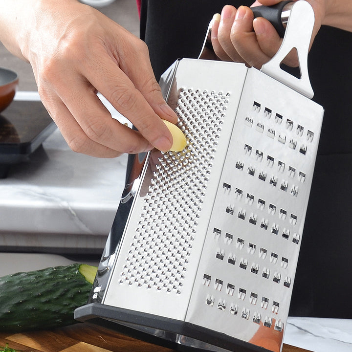 High-quality stainless steel kitchen grater with non-slip base Bowlift