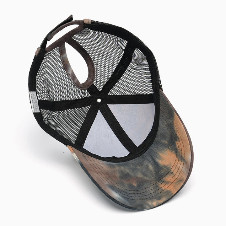 Ladies fashion trucker cap with gradient Bowlift