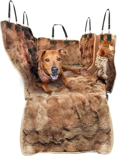 Plush Dog Car Seat Protector