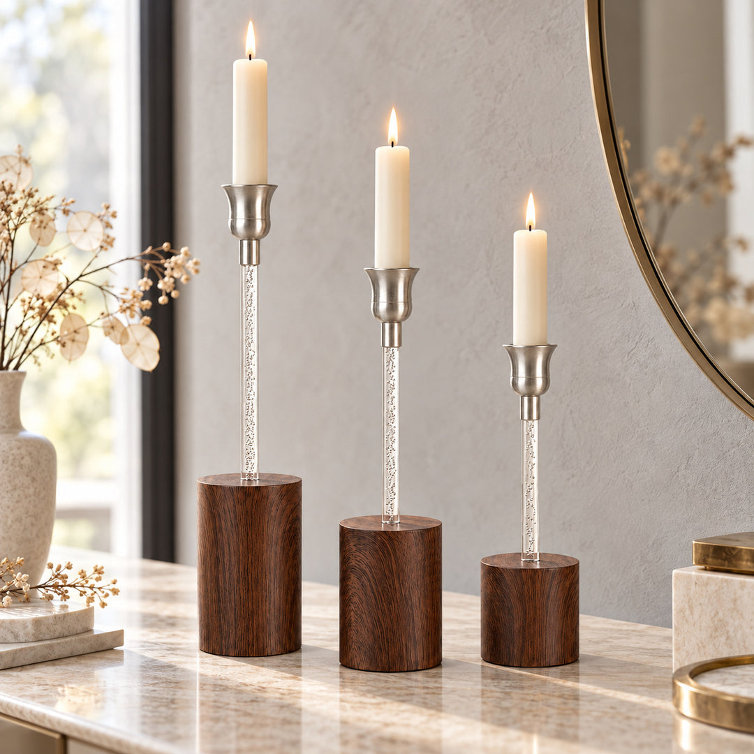 Decorative Glass and Wood