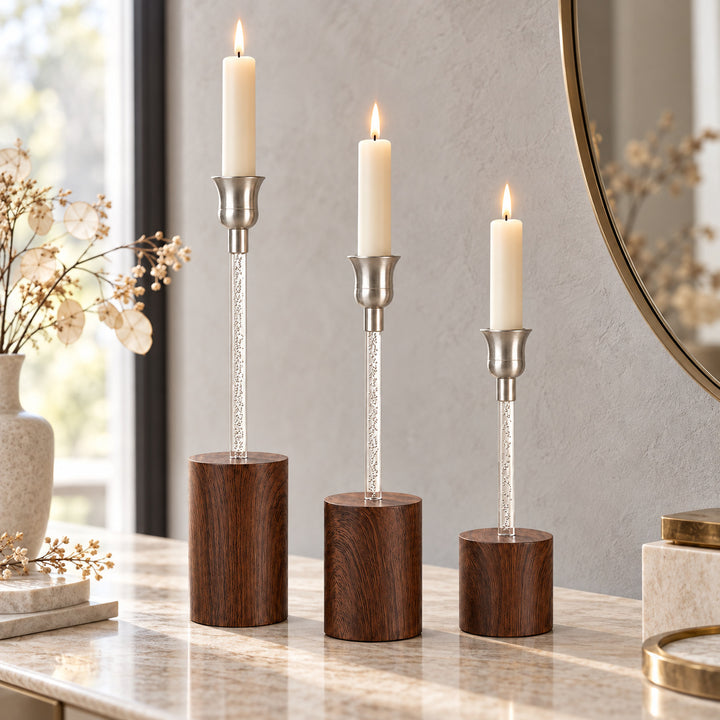 Decorative Glass and Wood