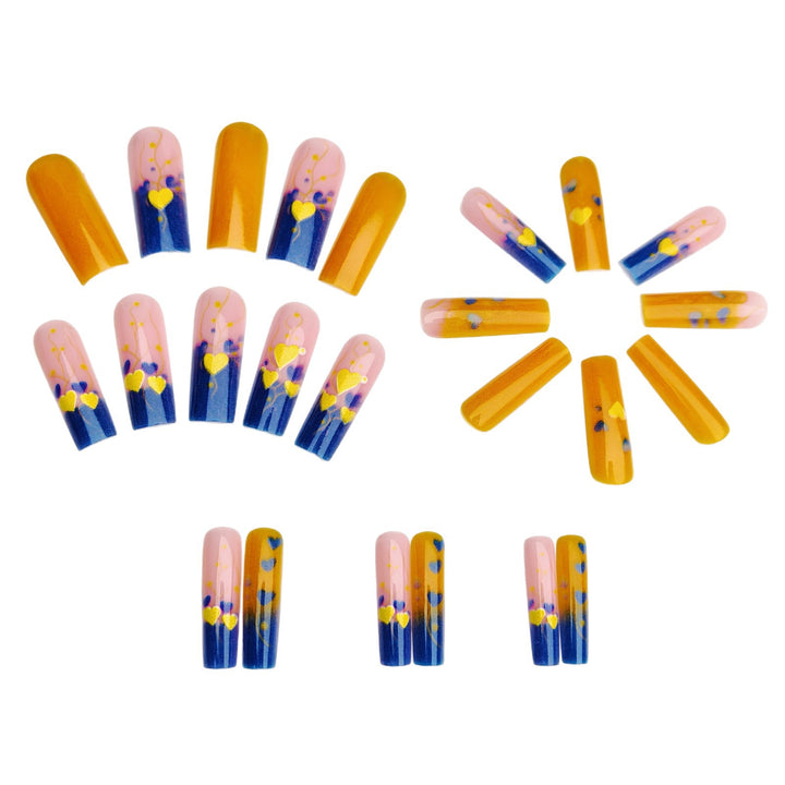 Decorative Heart-Inspired Nail Art Bowlift