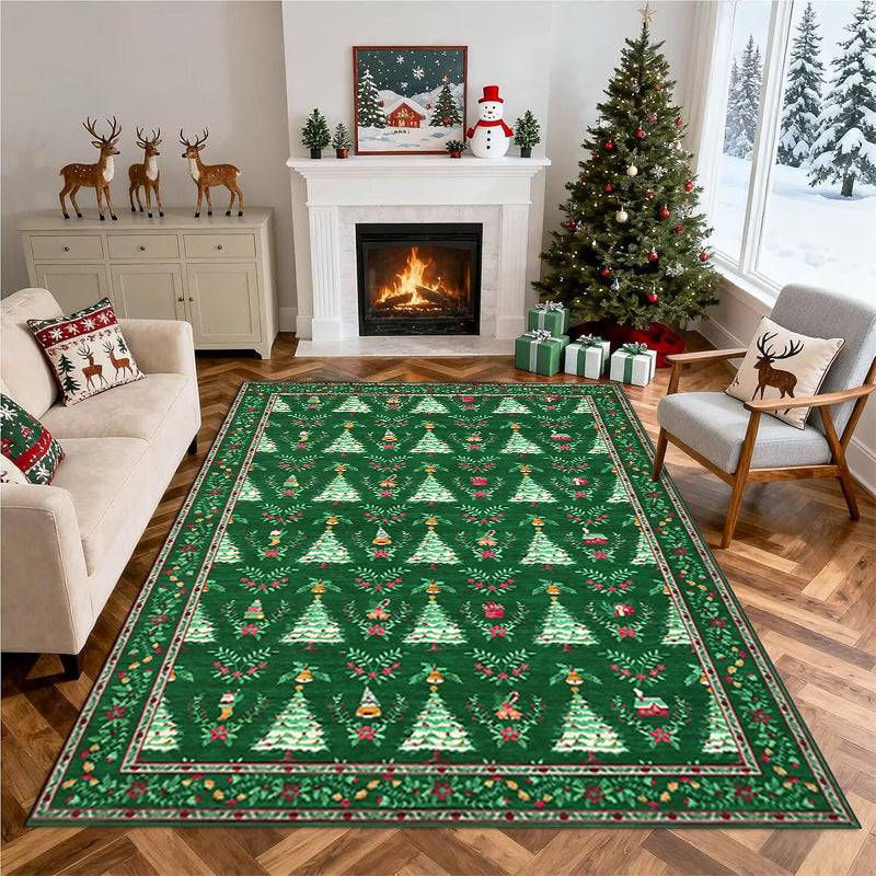Christmas-Themed Decorative Area Rug Bowlift