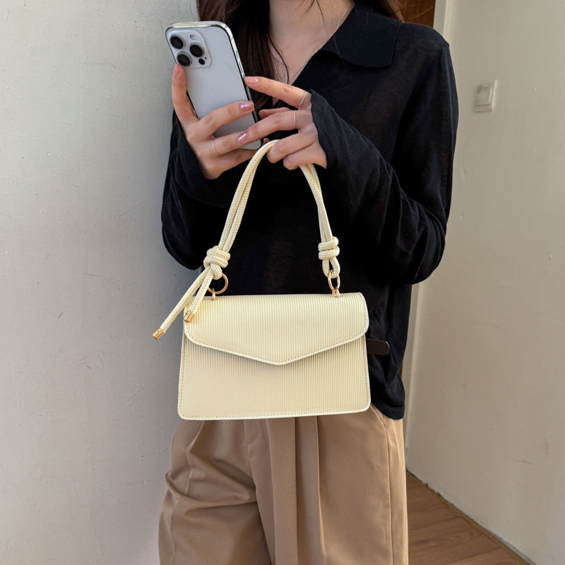 WoElegant Textured Handheld Satchel Bag Bowlift