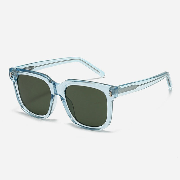 Women’s Stylish Square Sunglasses with Modern, Transparent Frame Bowlift