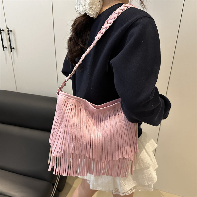 Bohemian Fringe Shoulder Bag Bowlift