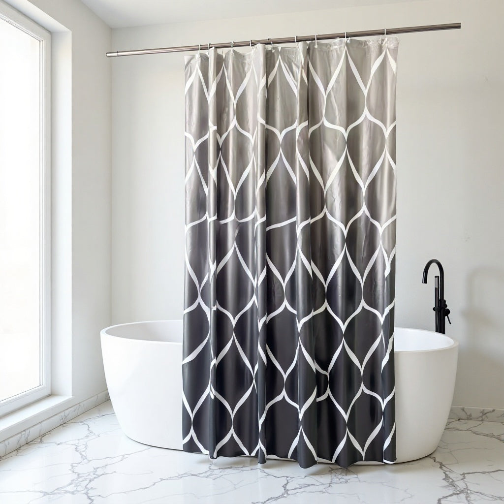 Decorative Shower Curtain Bowlift