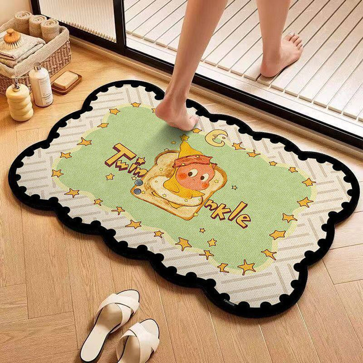 Decorative Plush Bath Mat