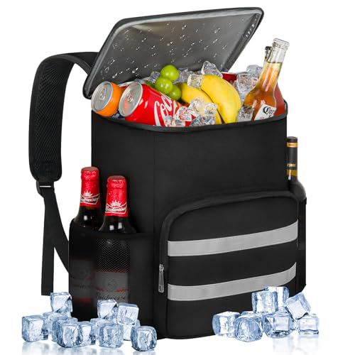 Women's Cool Backpack with Insulated Flap and Versatile Storage Bowlift