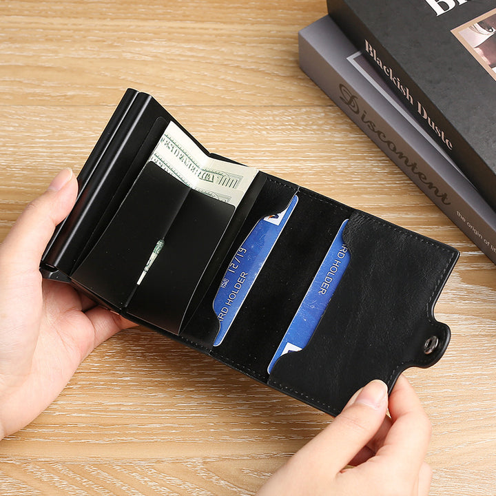 Elegant Leather Wallet Holder