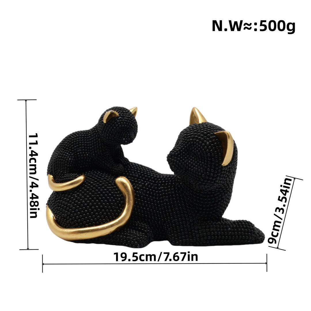 Decorative Cat Figurine Bowlift