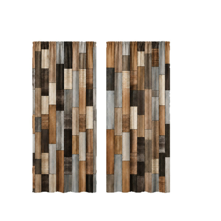 Stained Glass Inspired Decorative Window Curtains