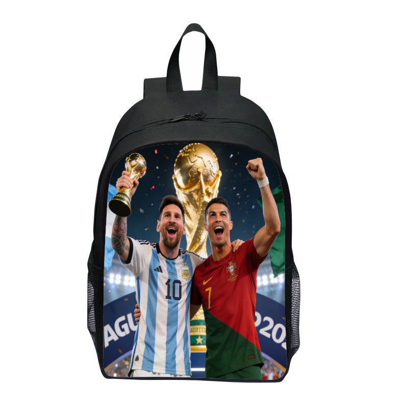 Sporty backpack with Wm trophy design Bowlift