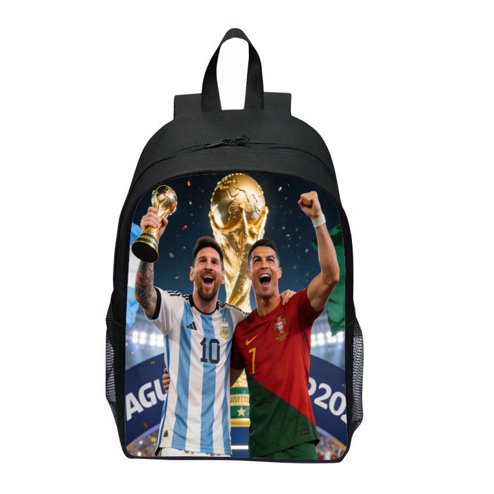 Sporty backpack with Wm trophy design Bowlift