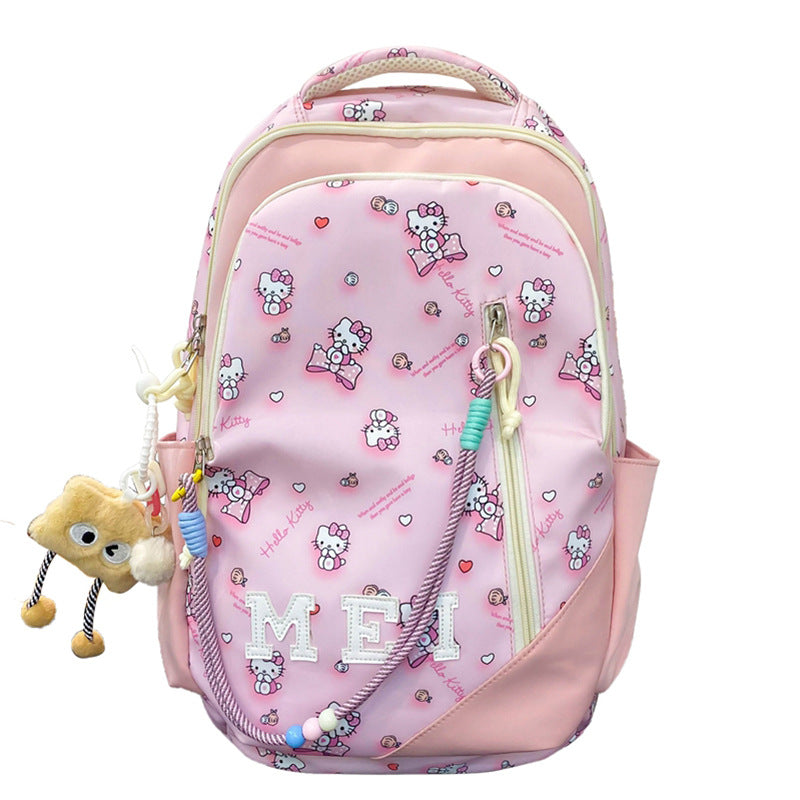 Cartoon Character Design School Backpack