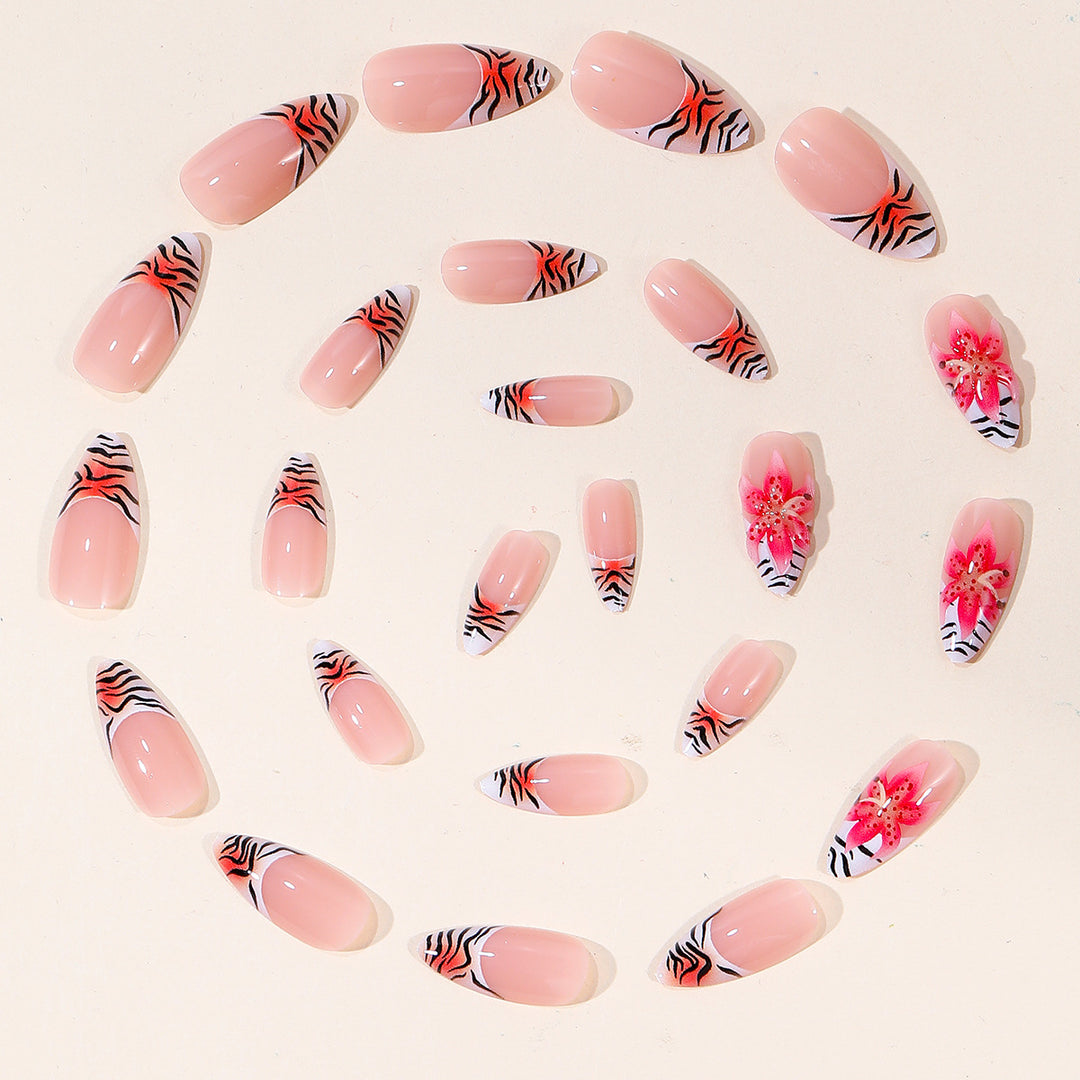 Artistic Stiletto Nail Design Bowlift